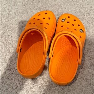 Orange Kids Clogs